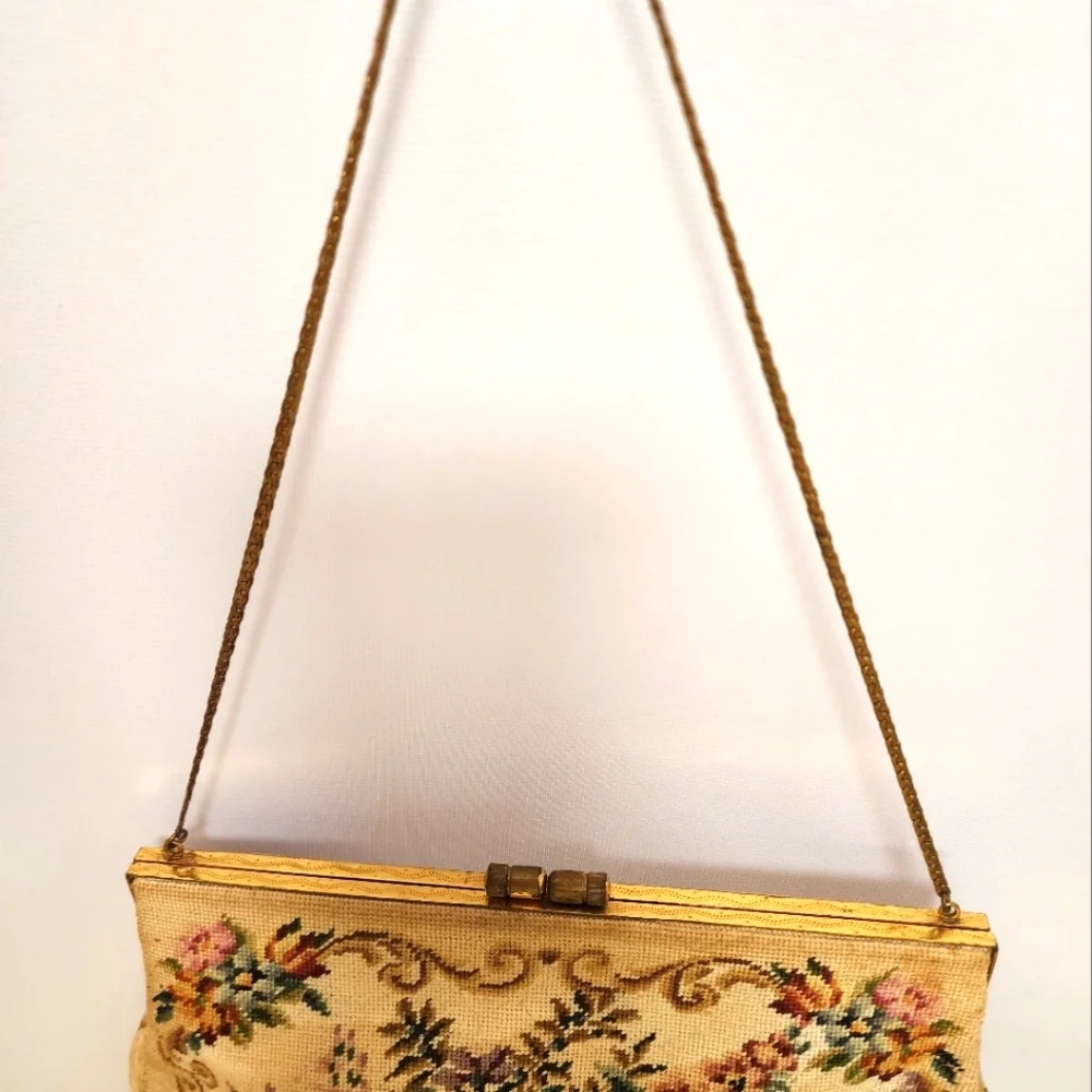 Floral Tapestry Handbag